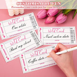 Best Friend Coupon Book For Bestie - Best Friend Birthday Gifts For Women, 20 Fun Friendship Vouchers + 10 Blank Wild Cards - Friendship Galentine'S Day Gifts For Bff, Sister