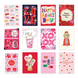 12 Pk Valentine’S Day Greeting Card Assortment With Envelopes, All About Love – 12 Designs With Verses Suitable For Most Ages And Celebrations