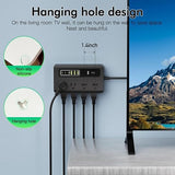Power Strip with 8 Outlets 3 USB 3 USB C Ports 6 Ft Flat Plug Surge Protector