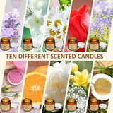 20 Pcs Jars Scented Soy Candles, Thank You Gifts For Employee, 3.5 Oz Thank You Candles, Scented Inspirational Candle Gift, Employees Presents Candle Scented Candles For Secretaries Women Men