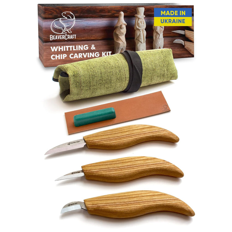 S15 Whittling Kit Wood Carving Kit For Beginners - Wood Carving Tools Set - Wh