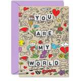 Sweet & Romantic Anniversary Love Card For Partners - Doodle Love - Cute Letter For Husband/Wife, Boyfriend/Girlfriend - Anniversaries, Valentine'S, Or Just Because - A5 W/Envelope
