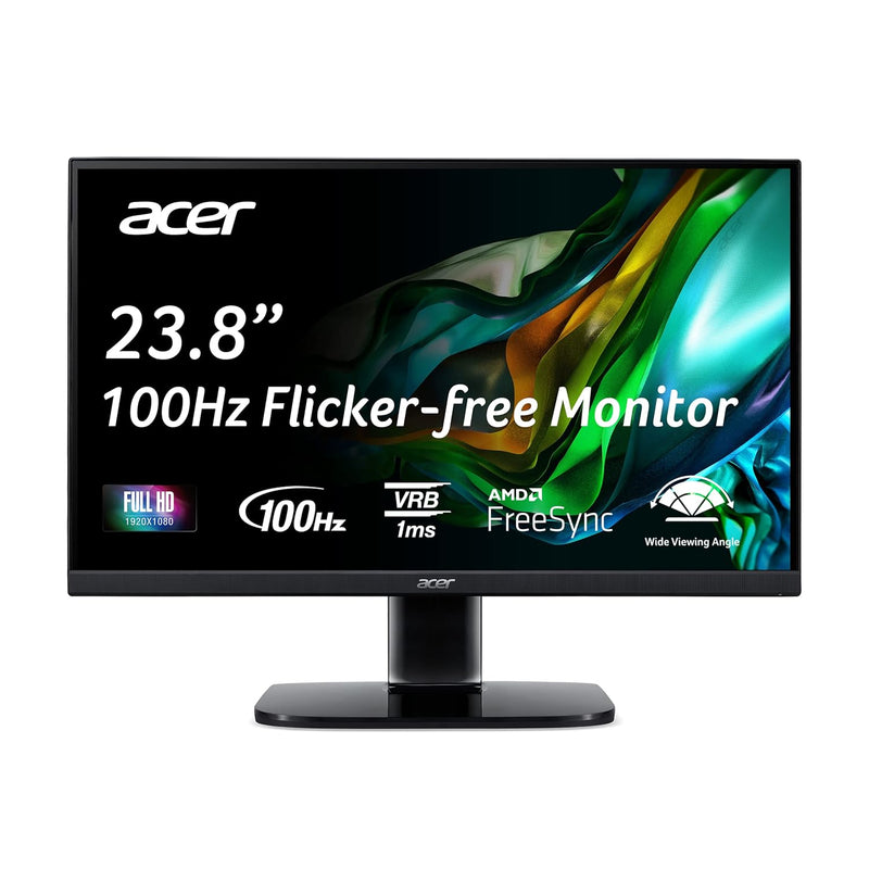 Kc242Y Hbi 23.8" Full Hd (1920 X 1080) Zero-Frame Gaming Office Monitor | Amd