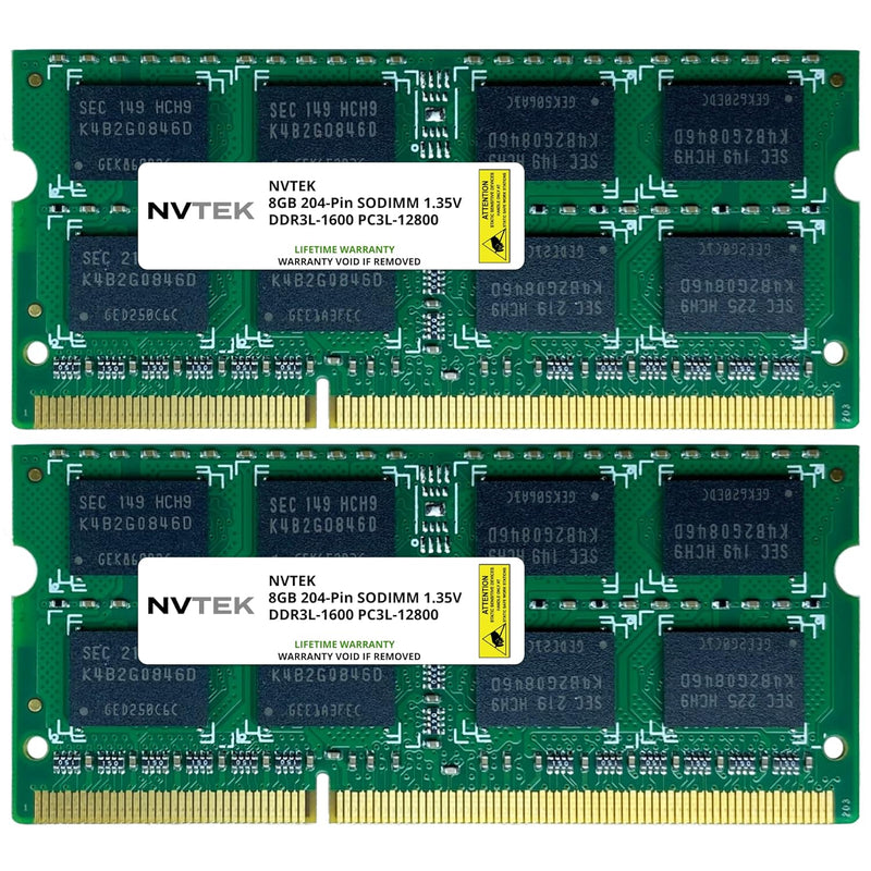 16Gb (2X8Gb) Ddr3L-1600 Pc3-12800 Sodimm Laptop Ram Memory Upgrade