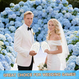 Bridal Shower Games, Blue Hydrangea Wildflowers Wedding Party Decorations Supplies, Find The Guest Game Cards For Spring Bachelorette Engagement Wedding Party, Minimalist, 02