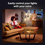 A19 Smart LED Light Bulb 6 Pack Tunable White WiFi Matter Compatible 60W Equivalent E26 Voice Control