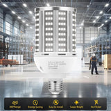 LED Corn Light Bulb 2 Pack 80W 10500LM Commercial Grade 5000K Daylight E26 E39 Warehouse Garage Lighting