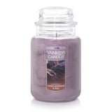 Yankee Candle Dried Lavender & Oak? Scented Classic 22 Oz Large Jar Single Wick Aromatherapy Candle Over 110 Hours of Burn Time Ideal for Creating a Welcoming Home Perfect for Gifting