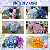 6Pcs Artificial Hydrangea Flower Heads,Stemless Faux Hydrangea Flowers For Home Decor, Fake Flower Heads For Diy Wedding Table Garden Party Decor (Yellow)