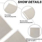 2 Pieces Honeycomb Ceramic Soldering Boards Soldering Honeycomb Panel Jewelry Block Making Tools Parts For Melting Casting Gold Tools Jewelry Third Hand