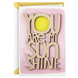 Hallmark Signature Mothers Day Card (You Are My Sunshine Wood Lettering) (799MBC1007)