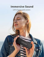 Soundcore 2 Portable Bluetooth Speaker, 12W, IPX7, 24-Hr Playtime, Waterproof