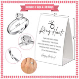 Bridal Shower Games Ring Hunt,Minimalist Bridal Shower Decorations,Popular Bridal Shower Game,Engagement Party Games,Bridal Shower Favors,Plastic Rings For Bridal Shower Game(J5)