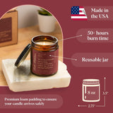 Funny Gift Candle For Women, Bestie, Coworker, Mom, Sister, Best Friend - Friendship All Natural Soy Wax, 8Oz - Made In Usa (Funny Bff)