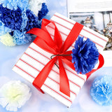 120 Pack Artificial Carnations With Stems Leaves Eternal Blossom Silk Carnation Flower Artificial Pom Pom Mini Hydrangea Birthday 9J3S5W2Yr19 0