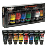 Heavy Body Acrylic Paint - Set Of 8-75Ml - Assorted - Thick, Rich Color, Excellent Coverage, Professional Quality - Artists Acrylic Paint