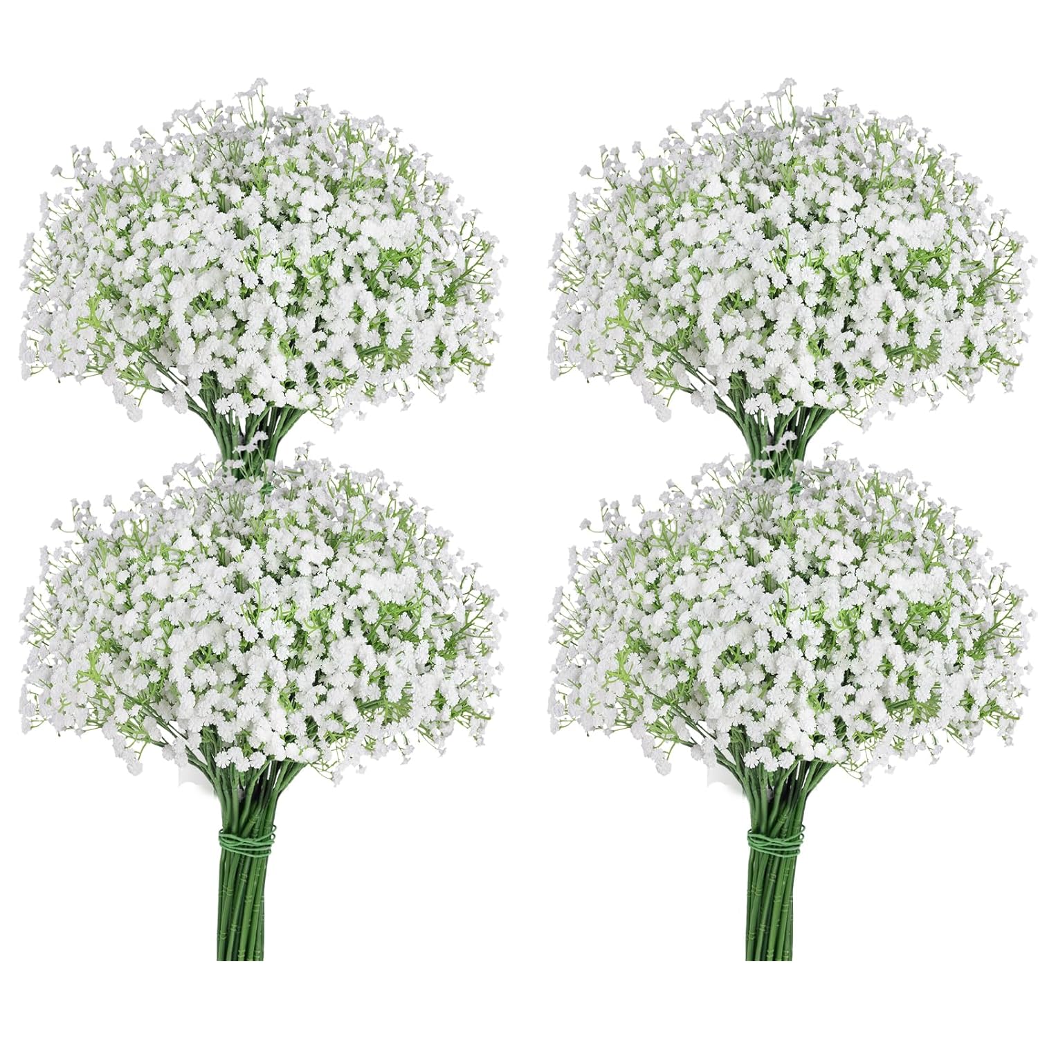 Artificial Baby’S Breath Flowers – 42 Pcs White Fake Gypsophila For Wedding Centerpieces, Home Decoration, Diy Crafts, Bridal Shower, Party Decor & Gifts