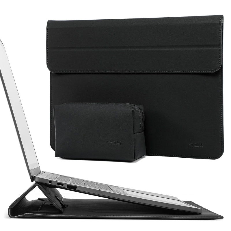 13.3-14 Inch Laptop Sleeve Cover With Case Stand Feature Compatible With Macbo