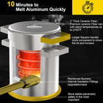 6Kg Propane Melting Furnace Kit – Metal Casting Machine For Gold, Silver, Copper, Jewelry Making & Refining