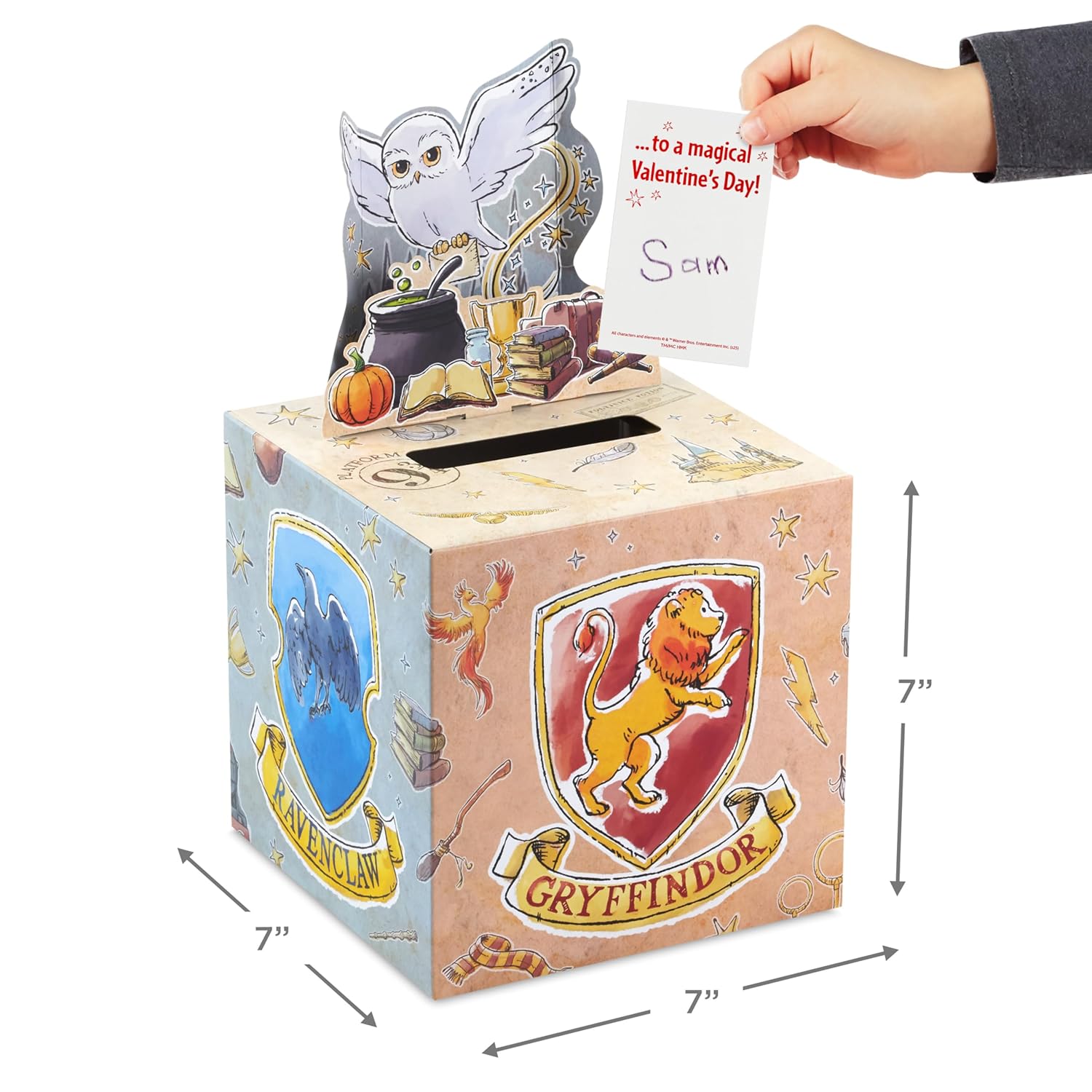 Hallmark Harry Potter Valentine's Day Cards for Kids with Pop Up Mailbox for Classroom Exchange