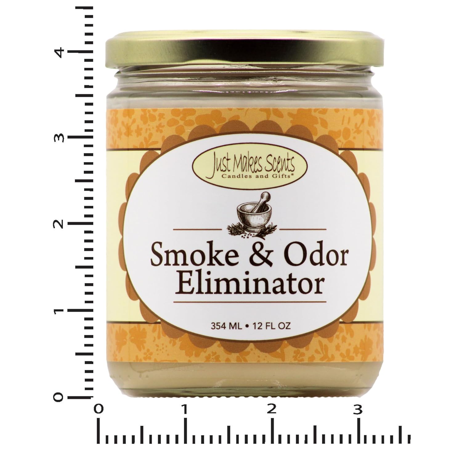 Smoke And Odor Eliminator Candle - Original Scent - Blended Soy Wax By (12 Oz)
