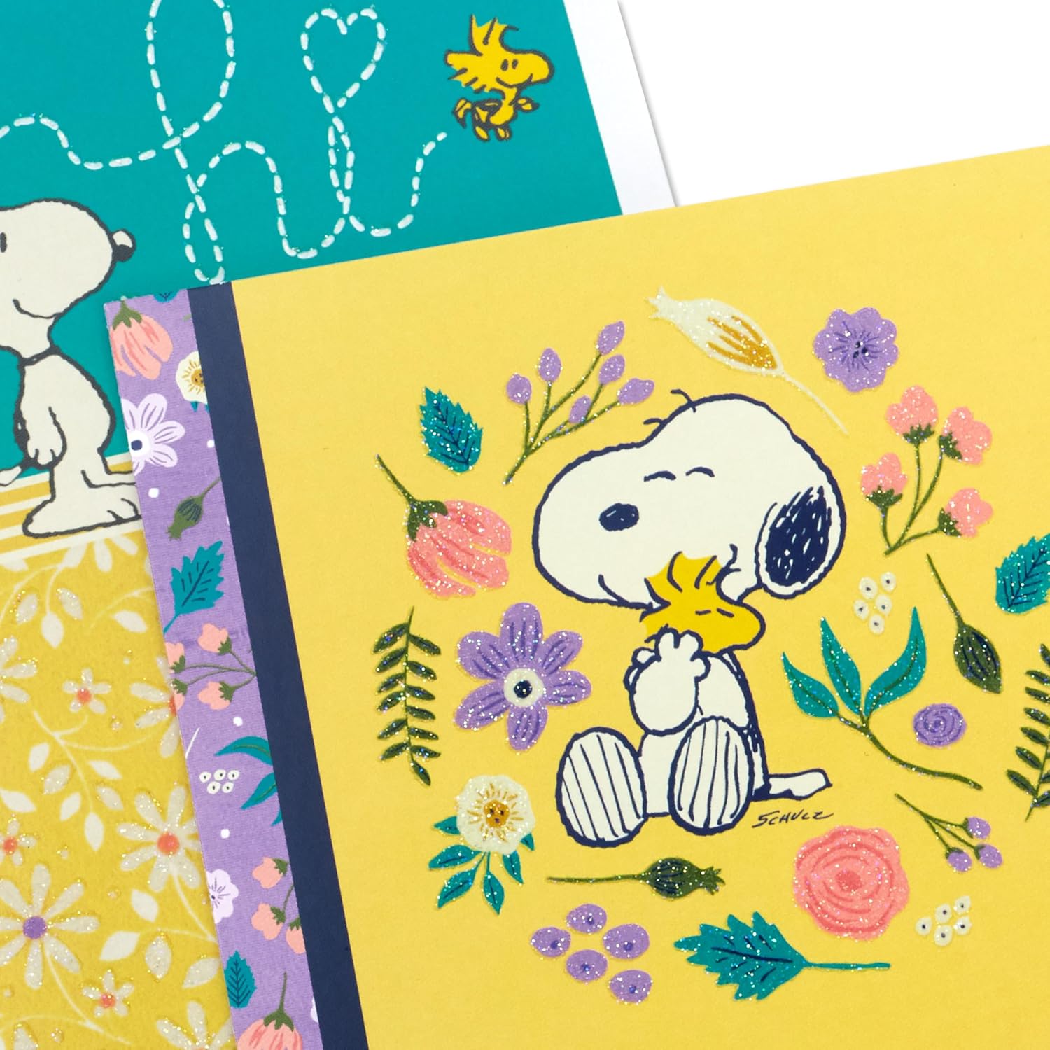 Hallmark Peanuts Mother's Day Cards (6 Cards with Envelopes) for Mom, Stepmom, Grandma, Sister, Aunt, Bonus Mom