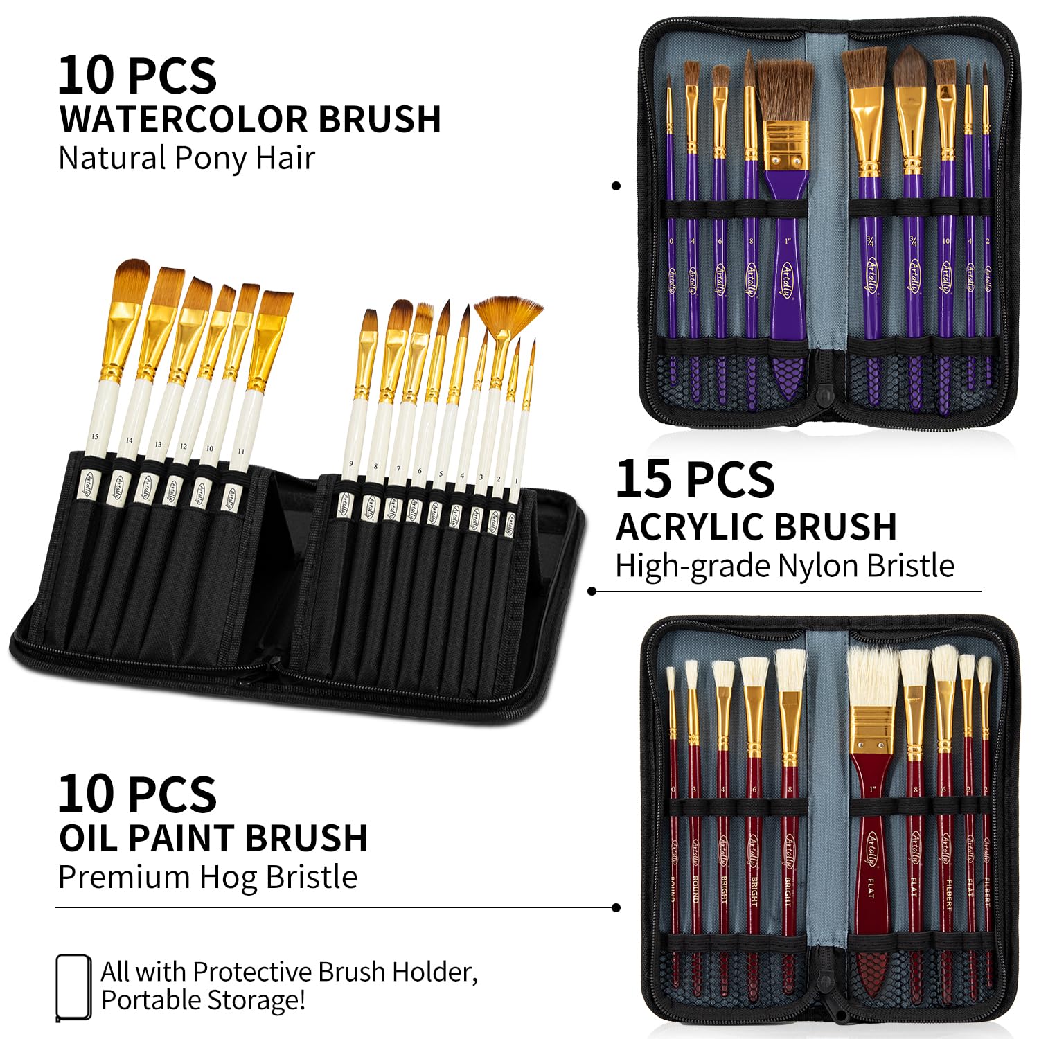 188Pcs All-In-One Art Painting Kit With French Easel, 96 Acrylic, Watercolor & Oil Paint Set, Complete Art Supplies Painting Set For Adults, Artists, Beginners