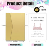 Funny Birthday Card For Women, Bbf, Sister, 'A Good Friend Is Like A Bra' Friendship Card For Bridesmaid