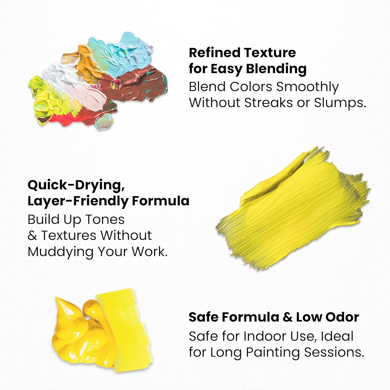 Artistic Acrylic Paint Jar - High-Pigment, Fade Proof Painting Supplies, Suitable For Canvas, Wood, Leather, Fabric, Stone & Craft - Lemon Yellow 16.9 Fl Oz