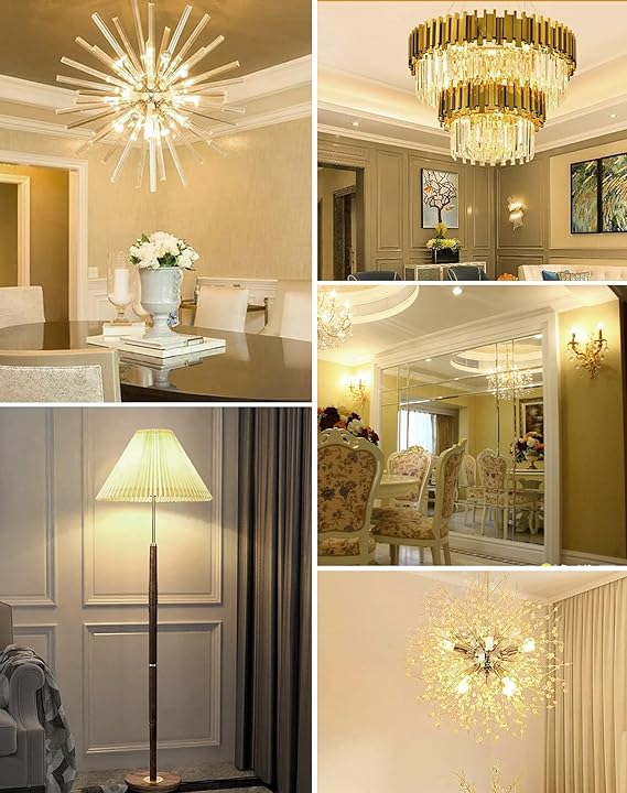 6 Pack G9 LED Bulbs Dimmable 40W Equivalent 3000K Warm White 400 Lumens 120V