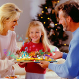 3D Pop Up Nativity Christmas Card With Music And Led Lights - Musical Religious Christmas Greeting Card With Envelope - Nativity Scene Card For Family, Church, Christians