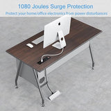 Recessed Power Strip 4 Outlets 2 USB Waterproof Furniture Desk Table Mount