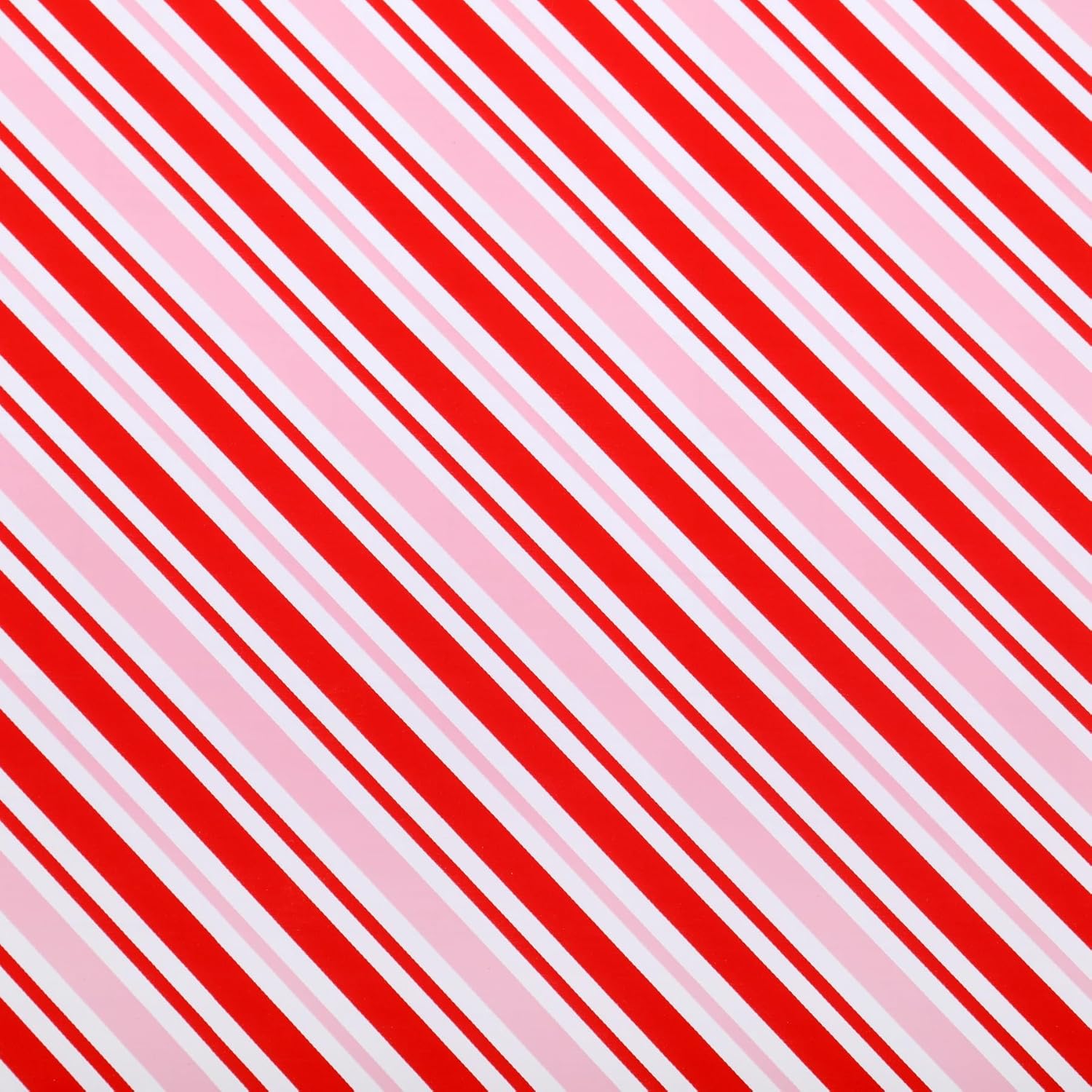 Gift Wrapping Paper Roll - 17 Inch X 32.8 Feet - Pink Red White Striped Design For Birthday, Party, Baby Shower, New Year, Holiday, Wedding, Christmas