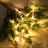 12 Stars 138 Leds Fairy Lights Star String Lights Star Curtain Lights 8 Modes For Christmas Wedding Home Garden Bedroom