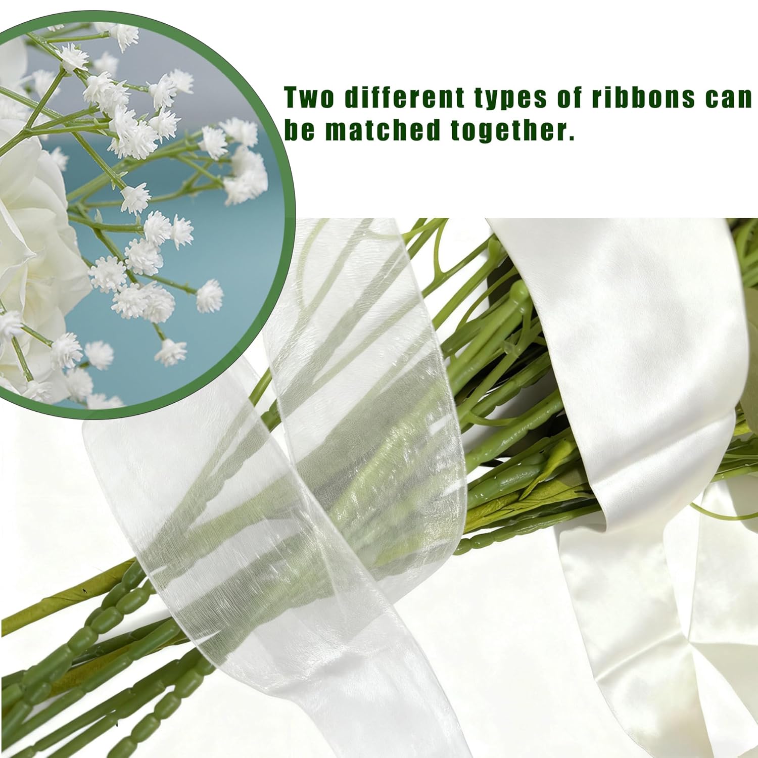 10Pcs Baby Breath Artificial Flowers Bulk,White Artificial Flowers Real Touch Artificial Baby Breath Gypsophila Flowers For Home Party Wedding Garden Decor