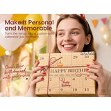 Write-On Calendar Birthday Wrapping Paper Set 17" With 5-Yard Twine Recyclable Customizable Gift Wrap For Birthday Party Baby Shower Handmade Crafts