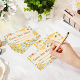 Guess How Many Cards, Winnie Baby Shower Games, Baby Shower Game With Box And 50 Guessing Cards, Gender Reveal Party Favor, Baby Shower Honey Decorations, Newborn Birthday Party Games Supplies