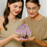 3D Wisteria Tree Pop Up Valentines Day Card, With Detachable Popup Keepsake, Gift For Valentine'S Day, Birthday, Graduation, Get Well, Thank You, All Occasion Or Just Because - Oversized 10" X 7" Cards - With Envelope And Note