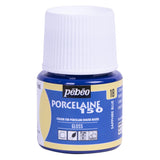 Pebeo Porcelaine 150 Ceramic Paint - Water-Based High-Gloss Color Paints for Porcelain, Premium Art Supplies, Non-Toxic & Heat-Safe, 45 ml Bottle, Sapphire Blue