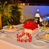 24 Pack Led Red Tea Light Battery Operated, Flameless Flickering Red Votive Candles Flicker Electric Tealight Small Fake Candles Bulk For Christmas Halloween Wedding Romantic Party Decorations