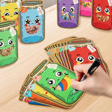 Valentines Day Cards For Kids School - 48 Pack Valentine Day Gift Cards With Treat Bag, Perfect Classroom Exchange Gifts For Kids, Fun & Colorful Designs(Candy Not Included)