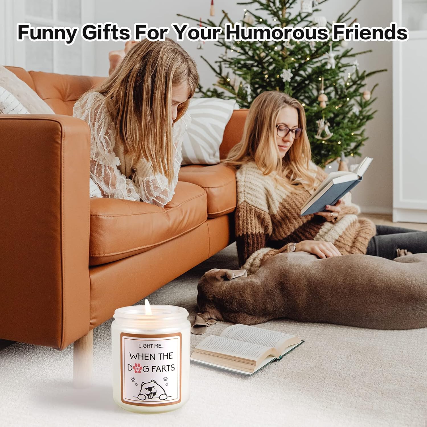 Mom Gifts For Women - Funny Dog Mom & Happy Mothers Day Gift For Dog Lovers - Best Friends, Girlfriend, Sisters, Female Coworker - Relaxing Lavender Scented Candle