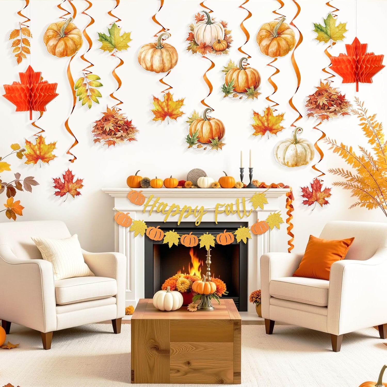 Merry Christmas Banner Gingerbread Christmas Decorations Ceiling Hanging Streamers Swirl Decor Include Gingerbread Man Candy Cane For Christmas Tree Xmas Winter New Year Holiday Birthday Party Supplies Home Decor