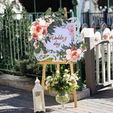 2 Pack Wedding Arch Flowers, Artificial Corner Floral Swag, Wedding Arrangements Decor For Diy Ceremony Reception, Sweetheart Table Chair Backdrop, Welcome Sign Banquet Party(Pink-White)