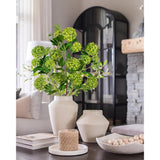 Faux Hydrangea Flowers 31" Green Artificial Hydrangea Spray With 5 Flower Heads, 3 Per Bag.Faux Hydrangeas Plastic Flowers Fake Hydrangeas For Indoor Outdoor Wedding Table Centerpieces Decor