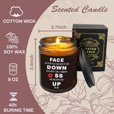 Men Candles - Face Up Candle For Her, Anniversary & Wedding Gift, Scented Couple Gift