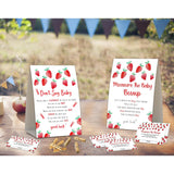 2 Strawberry Baby Shower Game,Don'T Say Baby Clothespin Games,Measure The Baby Bump,Babyshower Decorations,Baby Shower Game Gender Neutral,Baby Shower Package,Funny Baby Shower Games-4