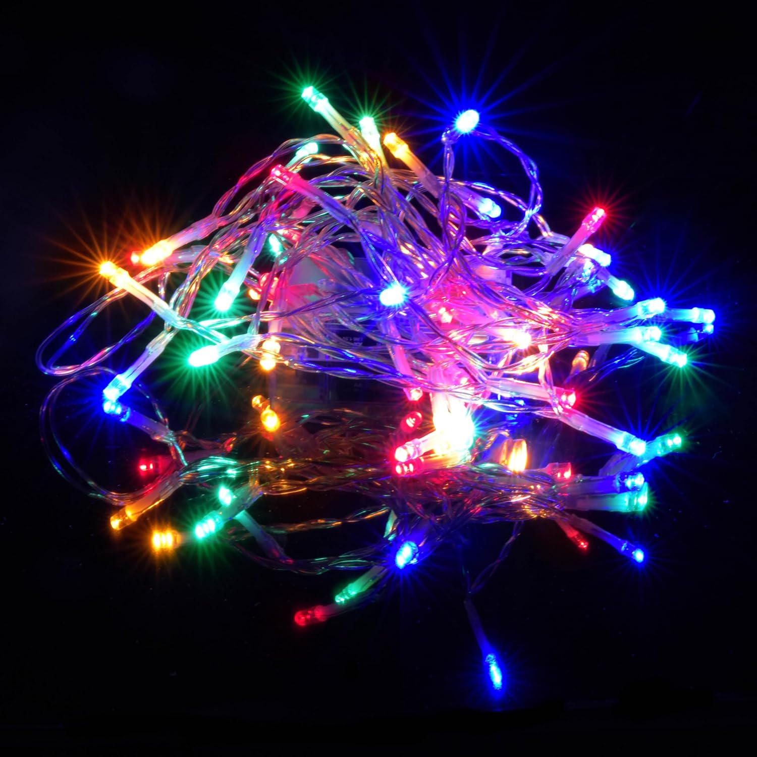 Battery Operated Christmas Lights,8 Flashing Mode 13 Ft Led Fairy Light String With Timer For Small Mini Xmas Tree Weddi