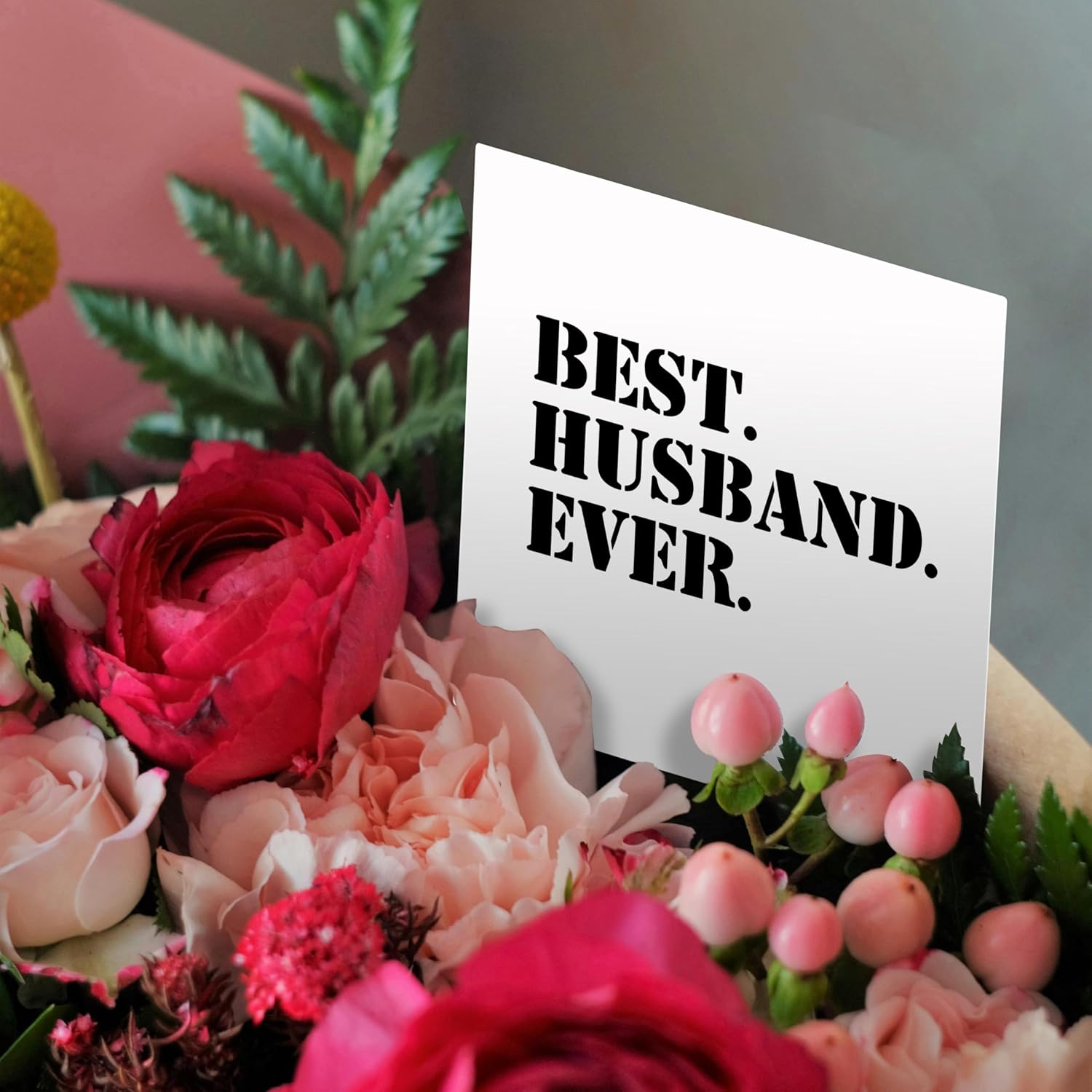 3dRose Best Husband Ever - fun romantic married wedded love gifts anniversary or Valentines day - Greeting Cards, 6 x 6 inches, set of 6 (gc_151520_1)