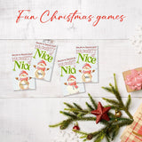 Merry Christmas Scratch Off Cards - Naughty Or Nice - 40 Pack Xmas Snowman Scratch Off Cards - Christmas Party Decoration For Adults Teens - Funny Family Holiday Activities - A05